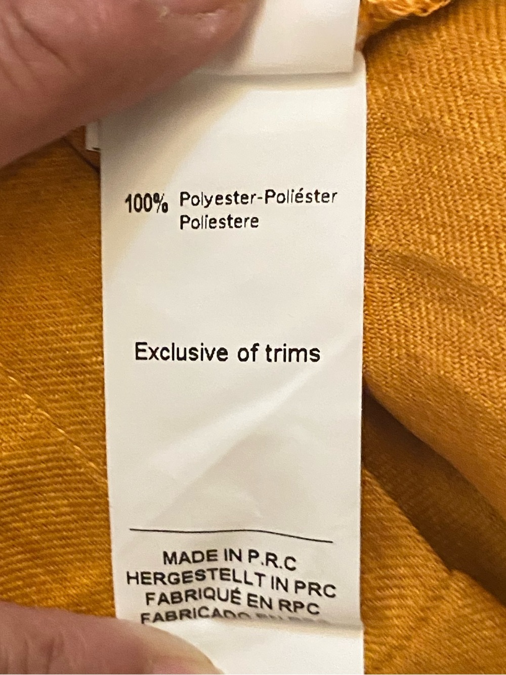CupShe Cream & Mustard Wide-Leg Halter Jumpsuit Size XL NWT - Picture 7 of 9